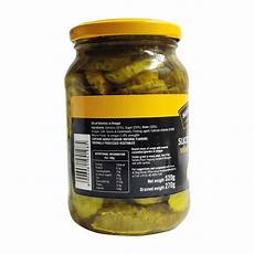 Sliced Gherkins